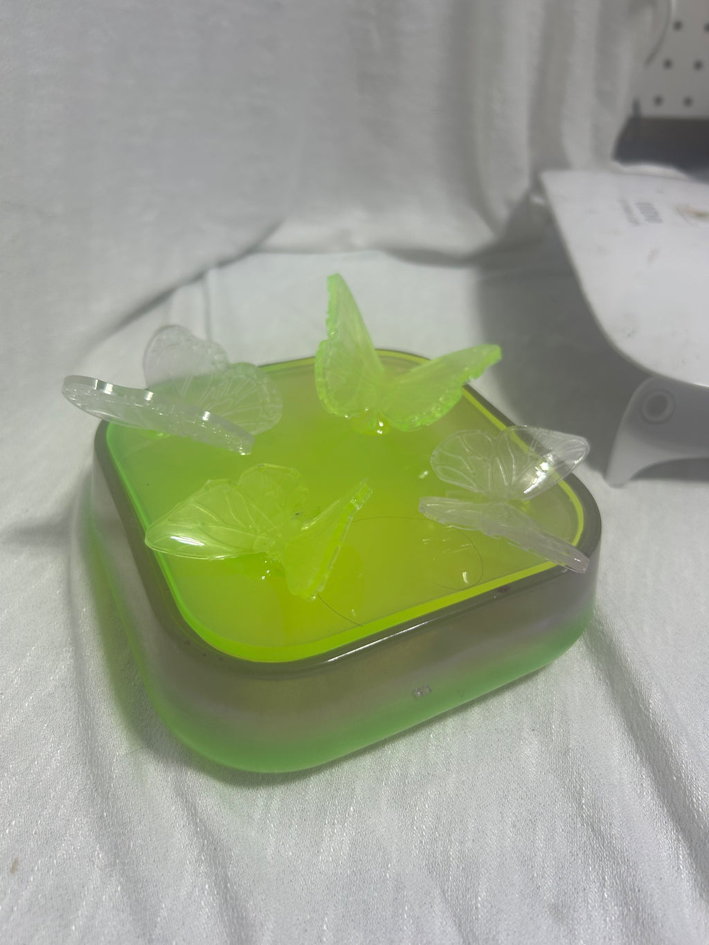 Glow in the dark butterfly container
